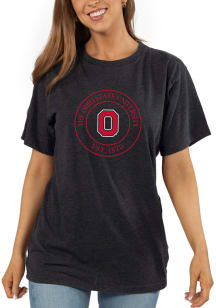 Ohio State Buckeyes Womens Black Effortless Short Sleeve T-Shirt