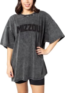 Missouri Tigers Womens Black Band Short Sleeve T-Shirt