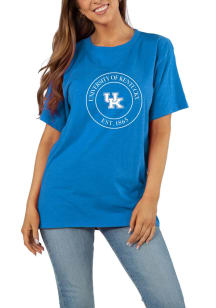Kentucky Wildcats Womens Blue Effortless Short Sleeve T-Shirt