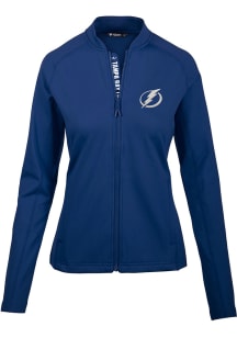 Levelwear Tampa Bay Lightning Womens Blue Ezra Long Sleeve Track Jacket