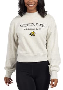 Wichita State Shockers Womens Grey Hailey Crew Sweatshirt