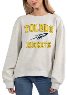 Toledo Rockets Womens Grey Old School Crew Sweatshirt