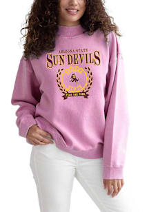 Arizona State Sun Devils Womens Maroon Nantucket Crew Sweatshirt