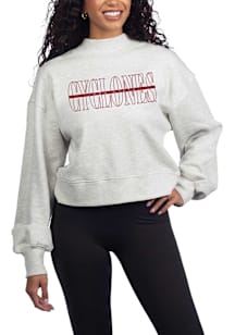 Iowa State Cyclones Womens Grey Hailey Crew Sweatshirt
