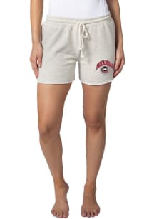 Arkansas Razorbacks Womens Grey Sweat Shorts