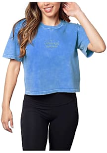 Pitt Panthers Womens Blue Short N Sweet Short Sleeve T-Shirt