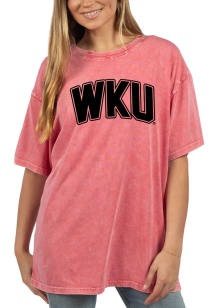 Western Kentucky Hilltoppers Womens Red Band Short Sleeve T-Shirt