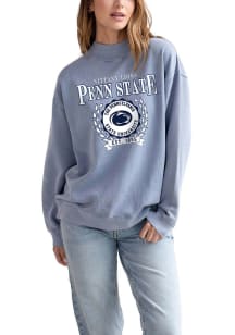 Womens Navy Blue Penn State Nittany Lions Nantucket Crew Sweatshirt