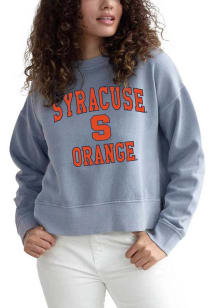 Syracuse Orange Womens Navy Blue Malibu Crew Sweatshirt