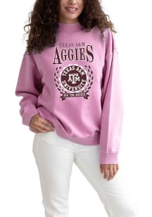 Texas A&amp;M Aggies Womens Maroon Nantucket Crew Sweatshirt