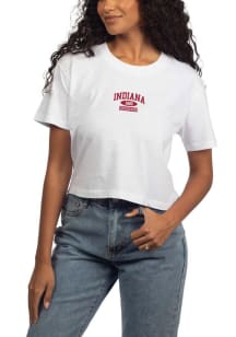 Indiana Hoosiers Sweet N Short Short Sleeve T-Shirt - White