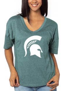 Michigan State Spartans Happy Short Sleeve T-Shirt - Green