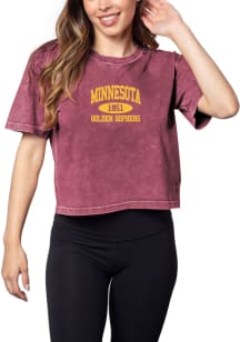 Minnesota Golden Gophers Short N Sweet Short Sleeve T-Shirt - Maroon