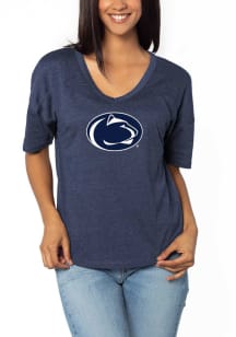 Penn State Nittany Lions Happy Short Sleeve T-Shirt - Navy Blue