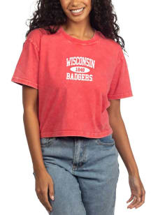 Wisconsin Badgers Short N Sweet Short Sleeve T-Shirt - Red