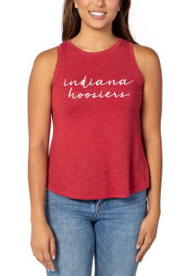 Womens Crimson Indiana Hoosiers Swing Tank Top