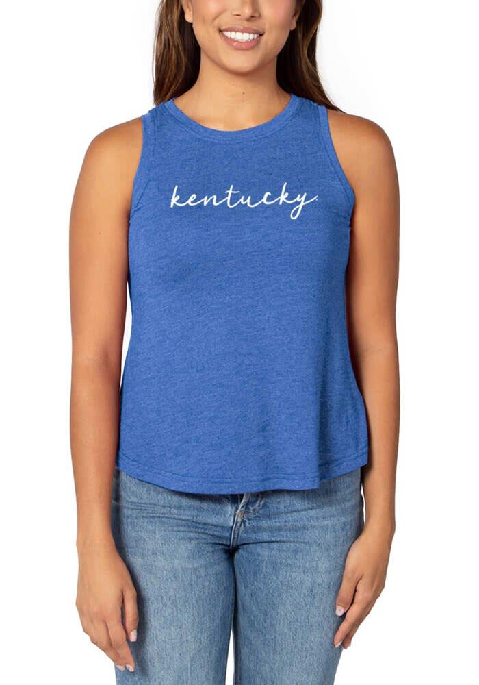 トップス KY Kentucky Wildcats Womens ROYAL Swing Tank Top - 20831911