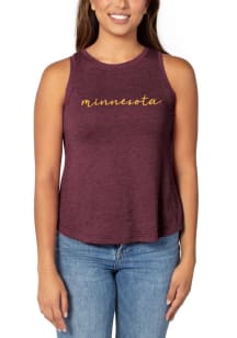 Womens Maroon Minnesota Golden Gophers Swing Tank Top