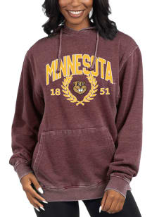 Womens Maroon Minnesota Golden Gophers Everybody Design Hooded Sweatshirt