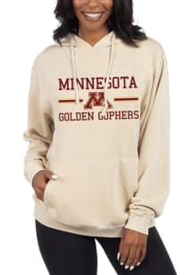 Womens Oatmeal Minnesota Golden Gophers Everybody Hooded Sweatshirt