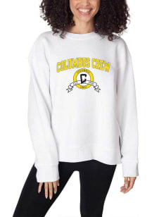 Columbus Crew Womens White Sunset Crew Sweatshirt