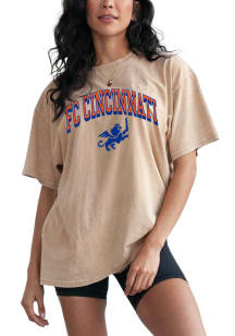 FC Cincinnati Womens Tan Band Short Sleeve T-Shirt