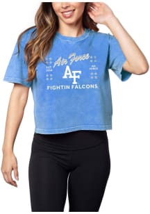 Air Force Falcons Womens Blue Short n Sweet Short Sleeve T-Shirt