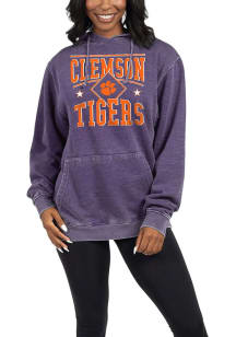 Clemson Tigers Womens Purple Everybody Hooded Sweatshirt