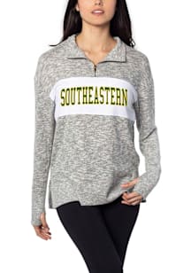 Southeastern Louisiana Lions Womens Grey Cozy Qtr Zip