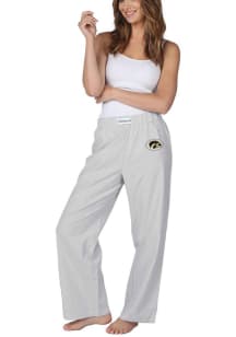 Womens Grey Iowa Hawkeyes Striped Loungewear Sleep Pants