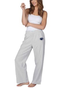 Womens Grey Penn State Nittany Lions Striped Loungewear Sleep Pants
