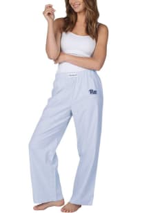 Womens Blue Pitt Panthers Striped Loungewear Sleep Pants