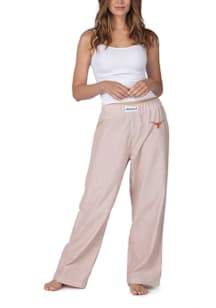 Texas Longhorns Womens Burnt Orange Striped Loungewear Sleep Pants