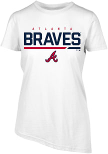 Levelwear Atlanta Braves Womens White Birch Tank Top
