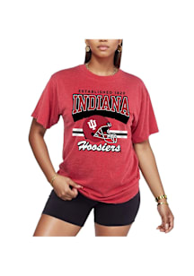 Indiana Hoosiers Womens Crimson Heritage Short Sleeve T-Shirt