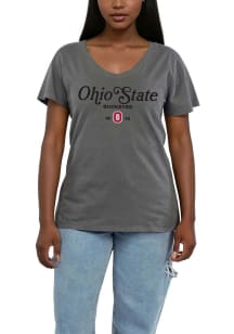 Ohio State Buckeyes Laguna Short Sleeve T-Shirt - Black