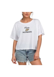 Purdue Boilermakers Throwback Short Sleeve T-Shirt - White