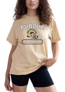 Purdue Boilermakers OBX Short Sleeve T-Shirt - Tan