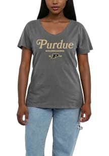 Purdue Boilermakers Laguna Short Sleeve T-Shirt - Black