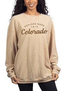 Colorado Womens Brown Explore More Crew Sweatshirt