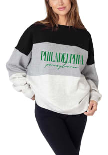 Philadelphia Womens Light Blue Arch Wordmark Crew Sweatshirt