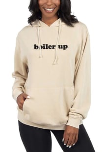 Purdue Boilermakers Womens Ivory Everybody Hooded Sweatshirt