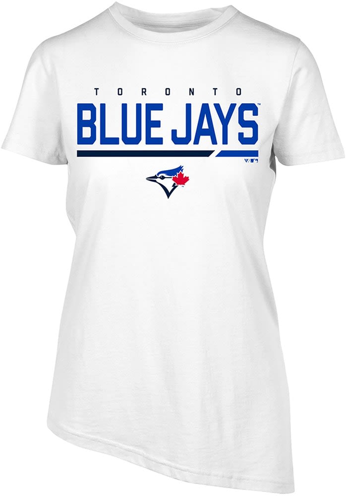 Levelwear Toronto Blue Jays Women's White Freedom Tank Top, White, 100% POLYESTER, Size XL, Rally House