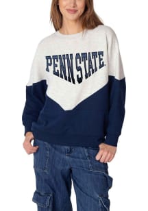 Womens Grey Penn State Nittany Lions Heritage Crew Sweatshirt