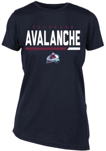 Levelwear Colorado Avalanche Womens Navy Blue Birch Tank Top