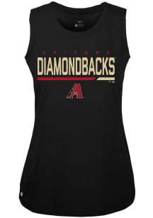 Levelwear Arizona Diamondbacks Womens Black Macy Tank Top