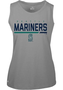 Levelwear Seattle Mariners Womens Grey Macy Tank Top