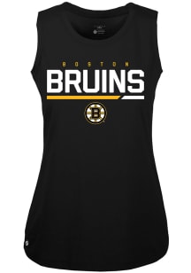 Levelwear Boston Bruins Womens Black Macy Tank Top