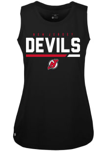 Levelwear New Jersey Devils Womens Black Macy Tank Top