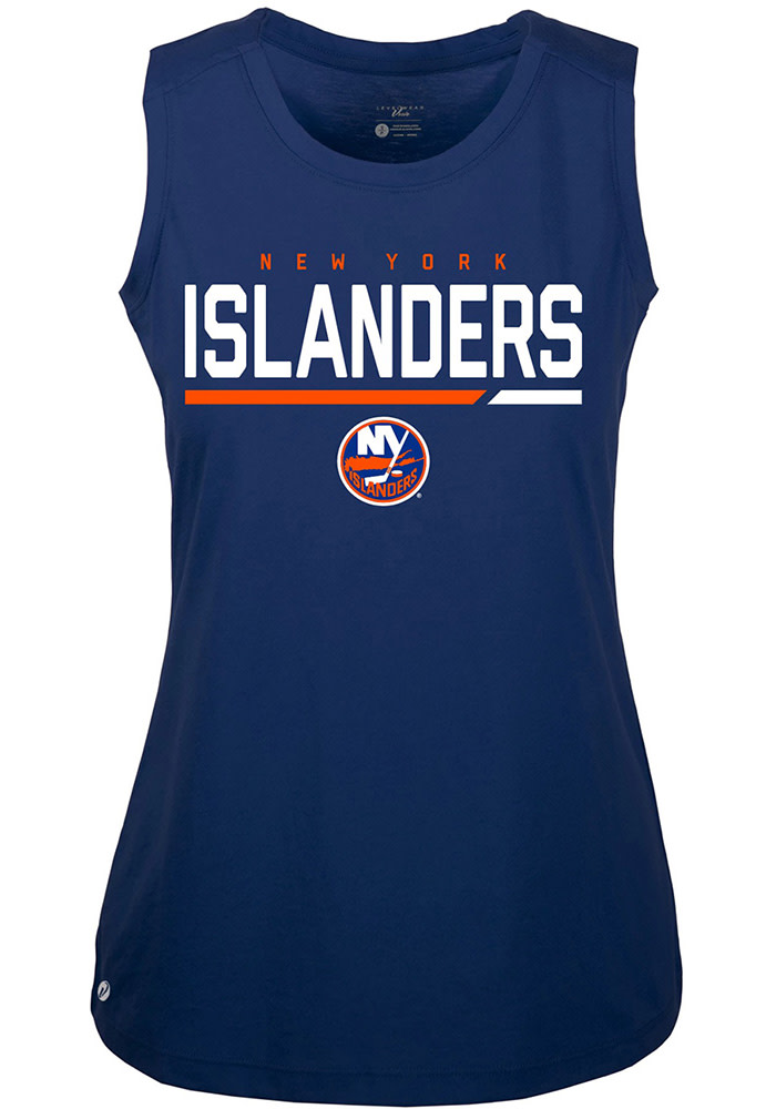 Levelwear New York Islanders Women's Blue Birch Tank Top, Blue, 65% Polyester / 35% Cotton, Size XL, Rally House